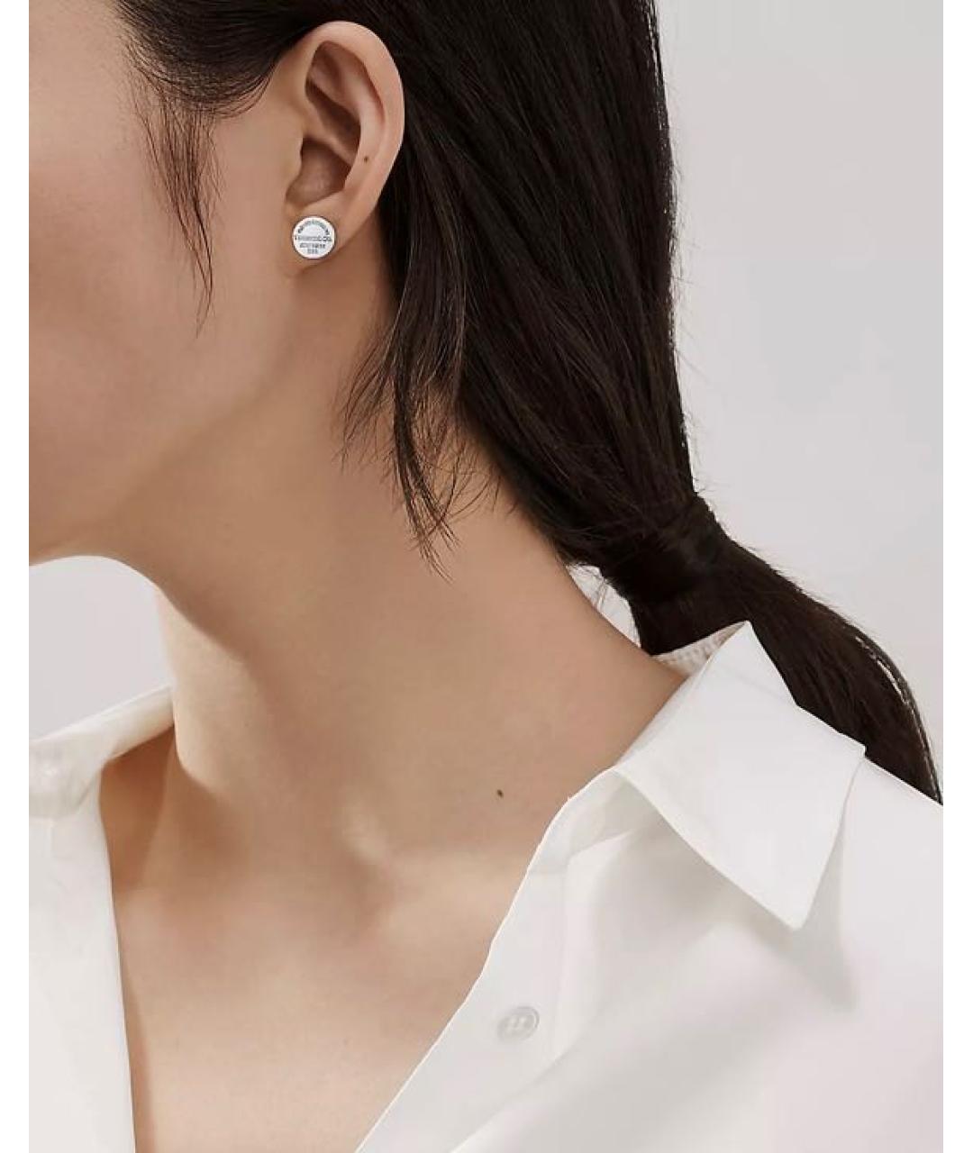 TIFFANY&CO Серебряные серебряные серьги, фото 2
