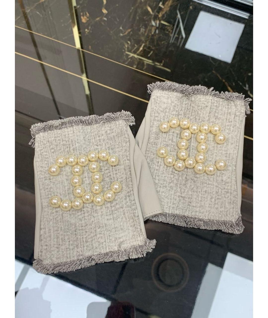 CHANEL PRE-OWNED Митенки, фото 7
