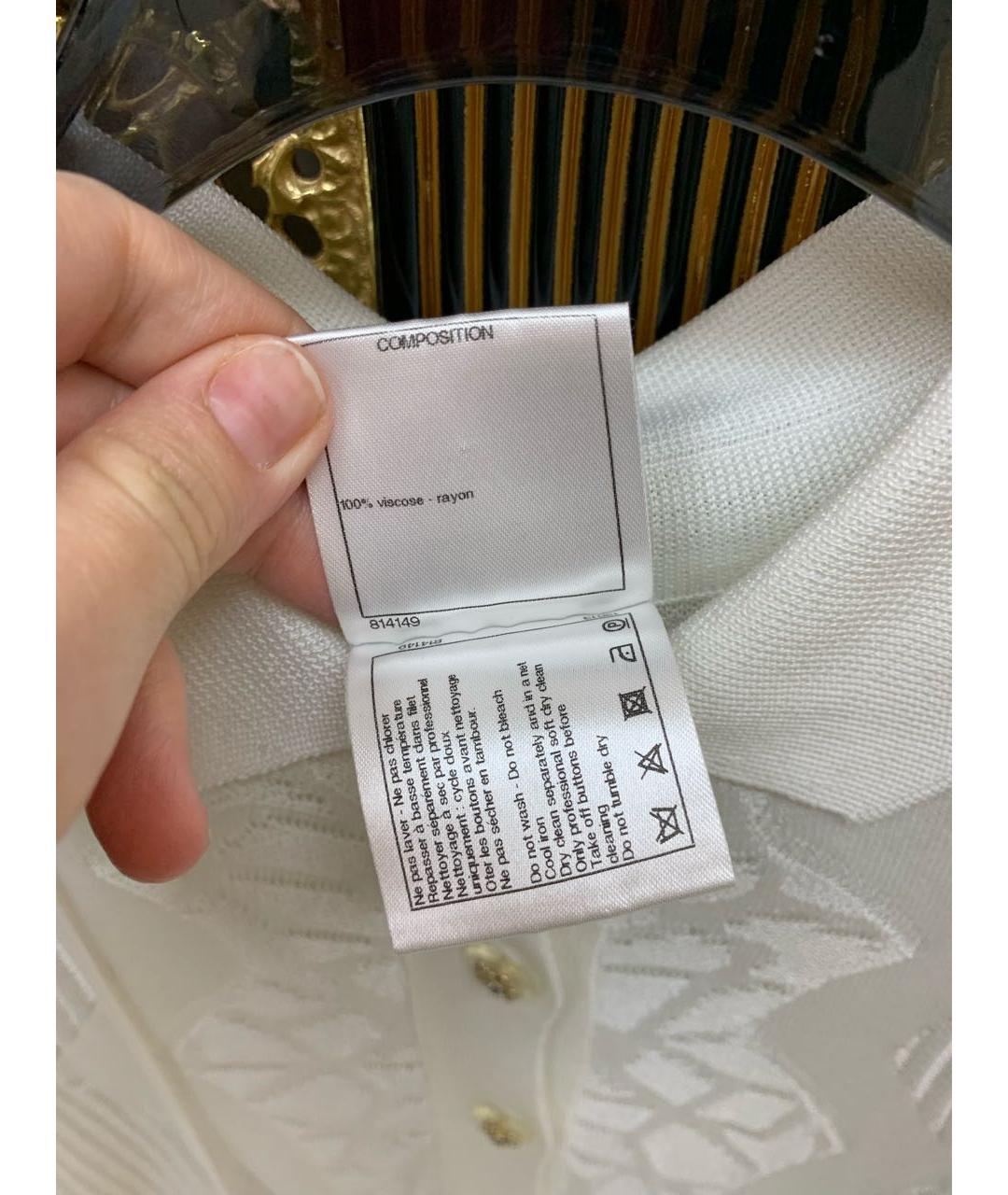 CHANEL Белый джемпер / свитер, фото 6