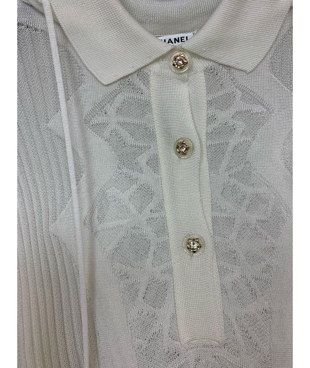 CHANEL Белый джемпер / свитер, фото 3