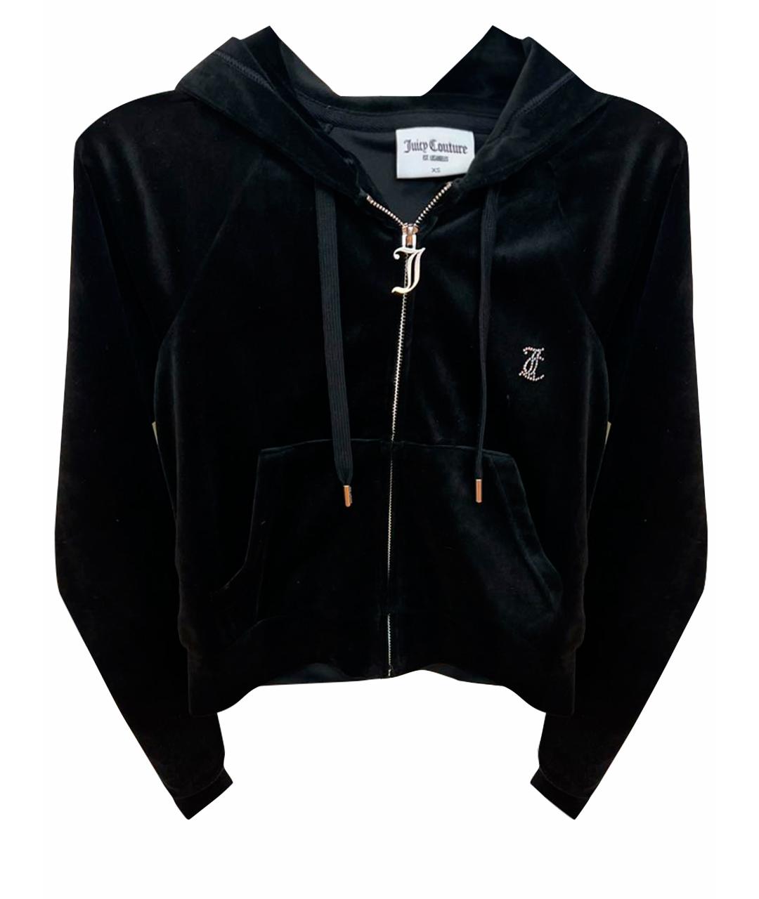 JUICY COUTURE Черный велюровый спортивные костюмы, фото 1