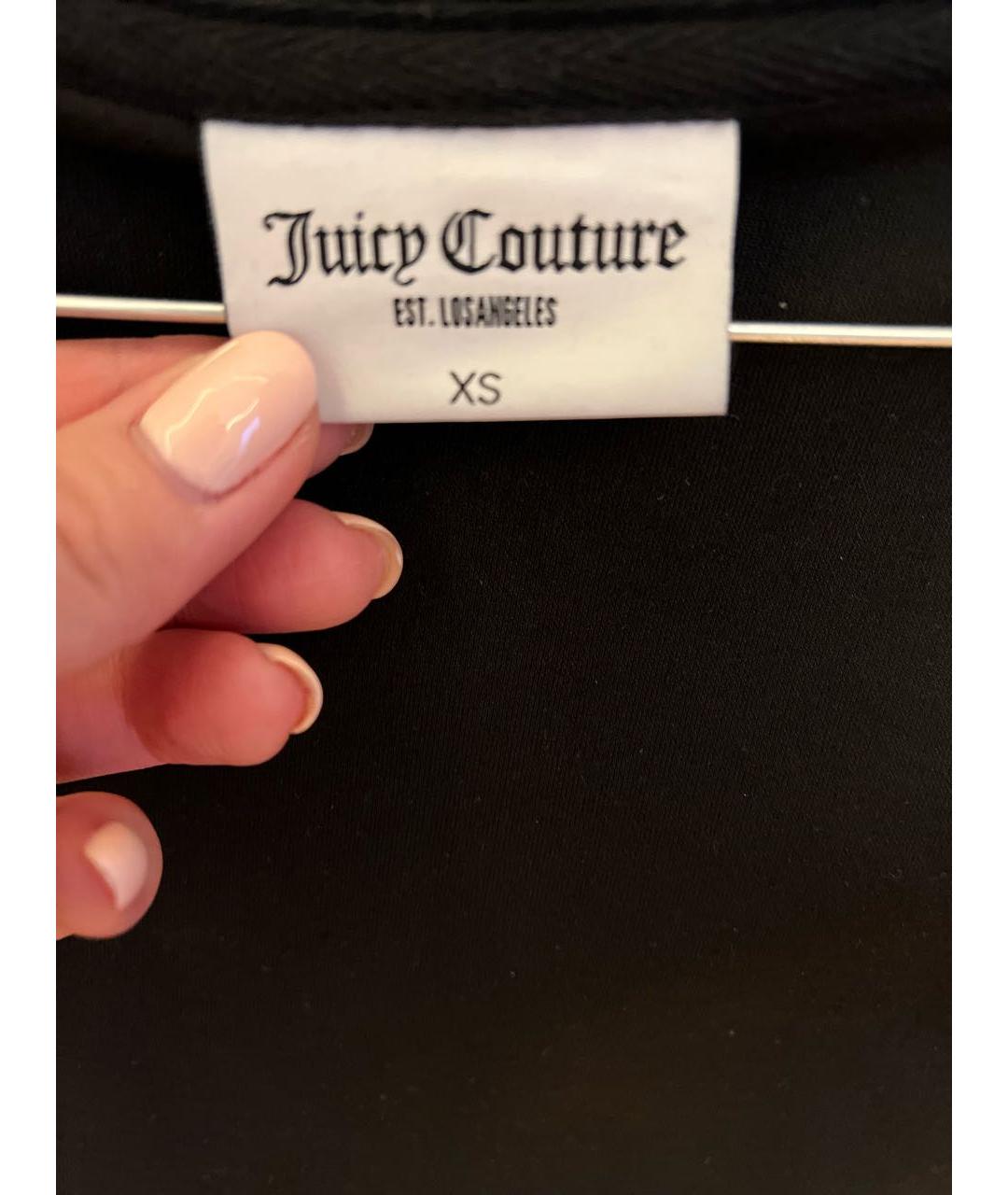 JUICY COUTURE Черный велюровый спортивные костюмы, фото 3