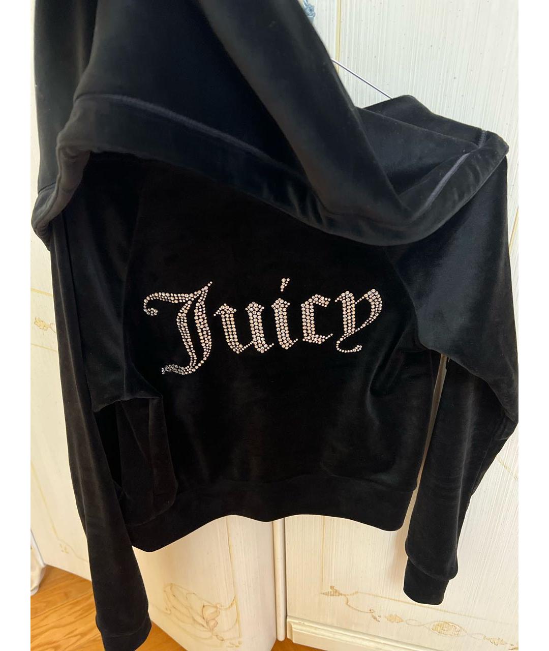 JUICY COUTURE Черный велюровый спортивные костюмы, фото 2