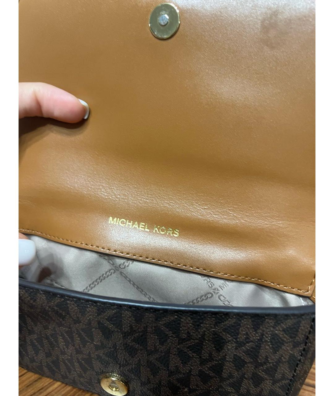 MICHAEL KORS Коричневая поясная сумка, фото 4