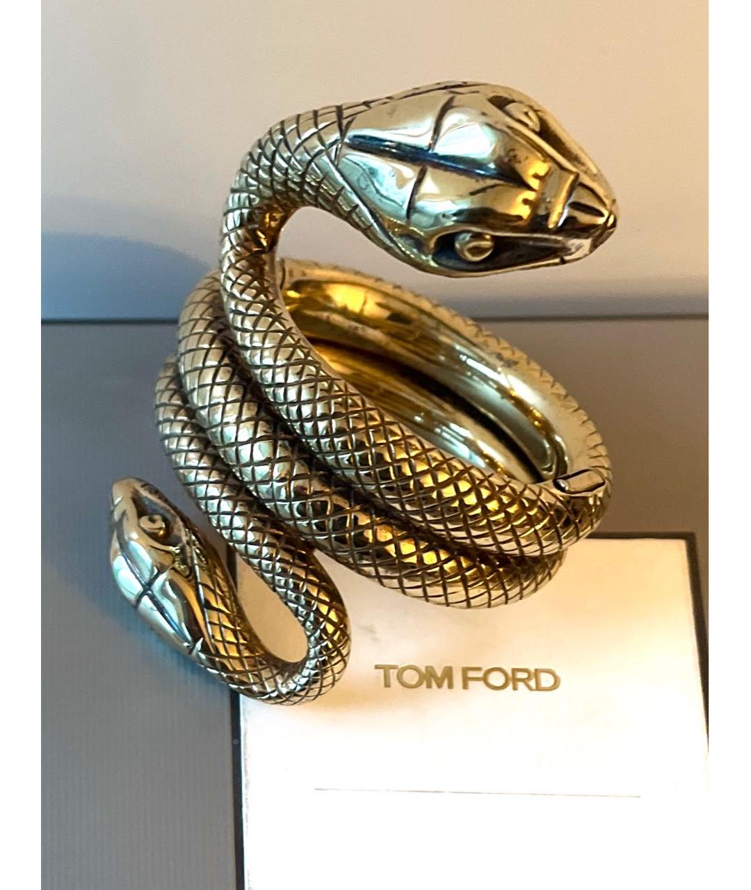TOM FORD Золотой серебряный браслет, фото 8