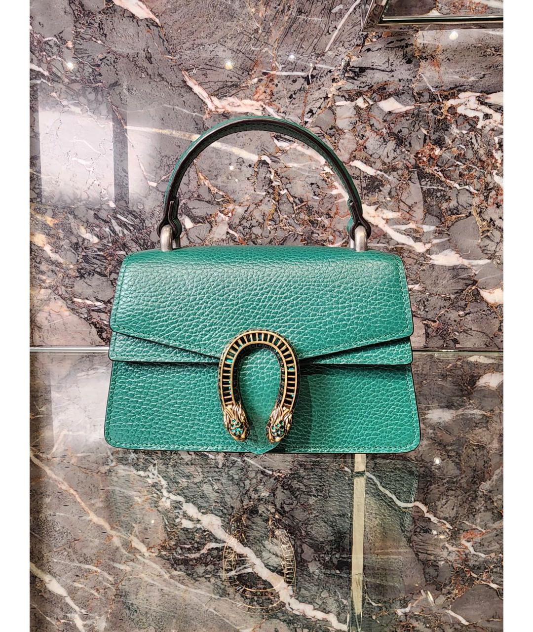 GUCCI Зеленая сумка через плечо, фото 4