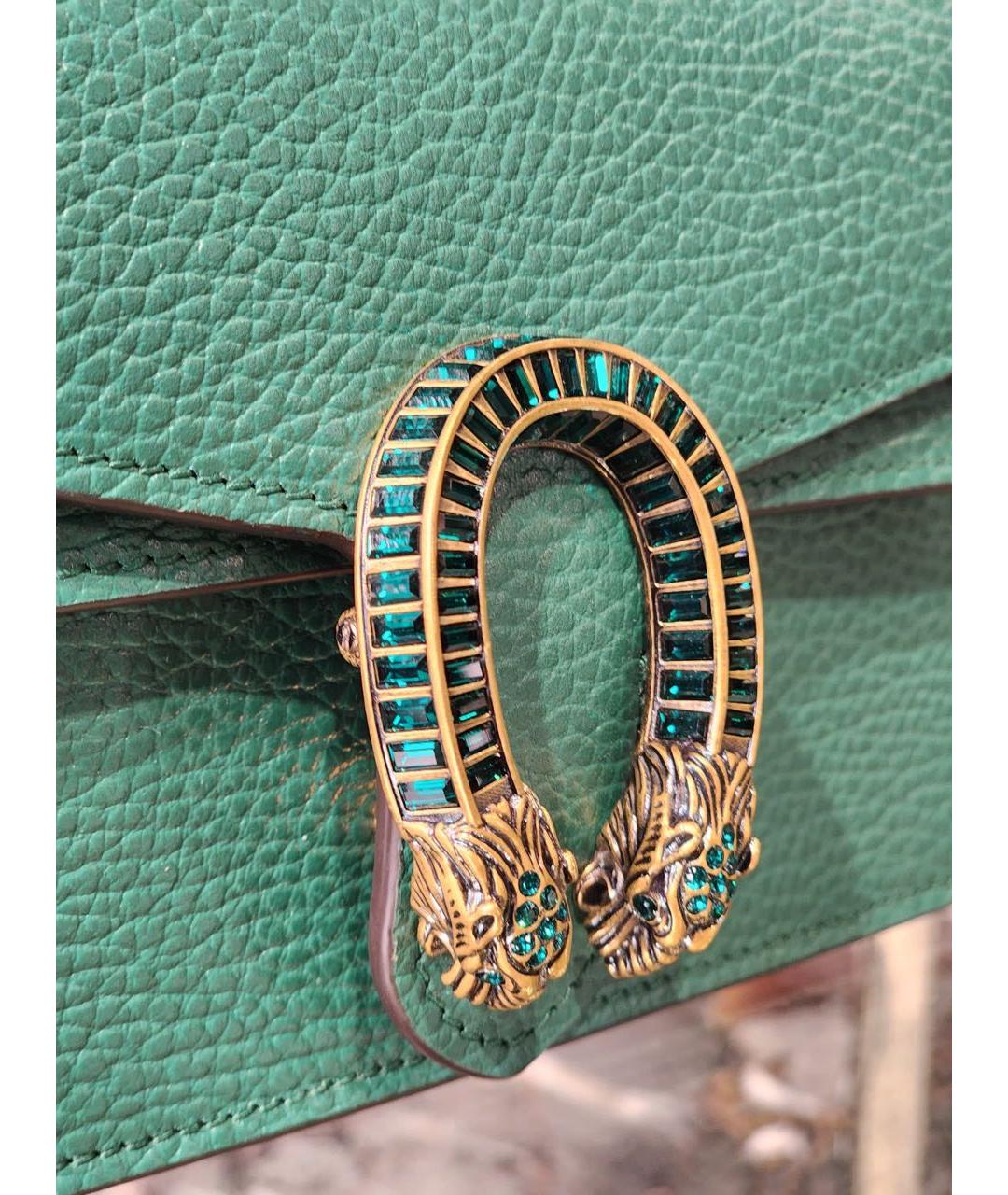 GUCCI Зеленая сумка через плечо, фото 2