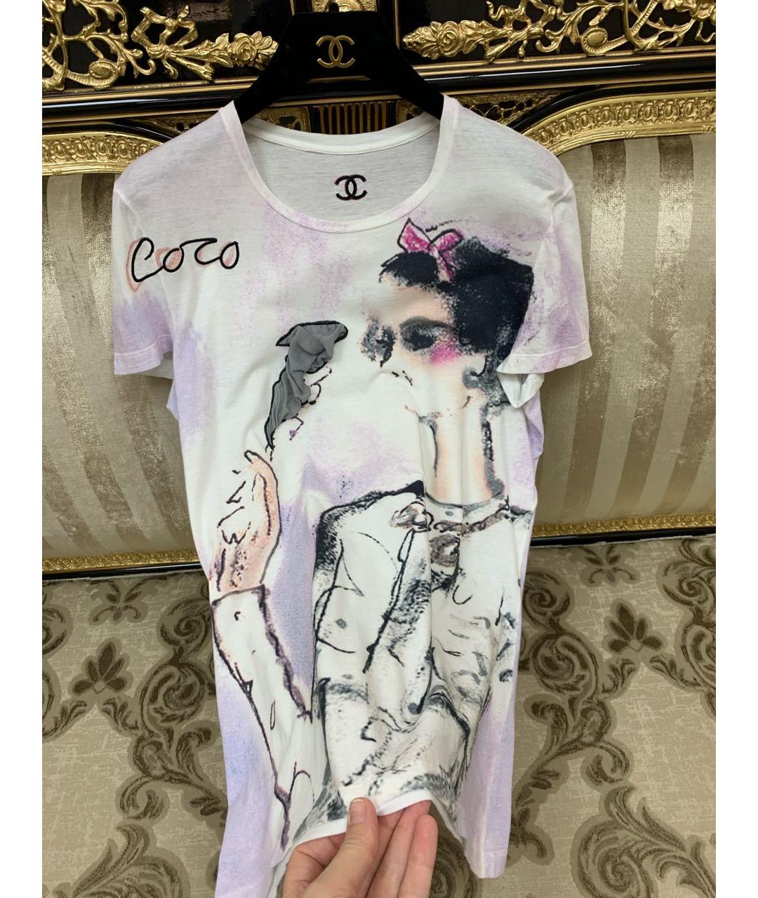 CHANEL Мульти футболка, фото 4