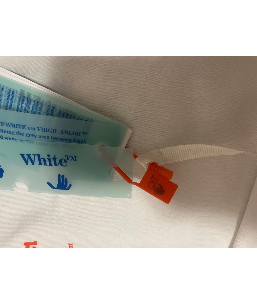 OFF-WHITE Белая футболка, фото 6