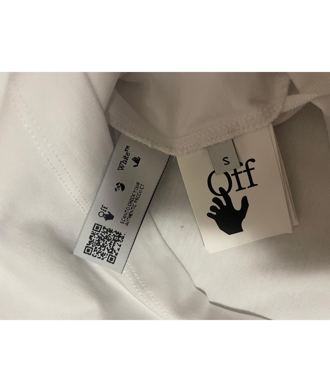 OFF-WHITE Белая футболка, фото 5