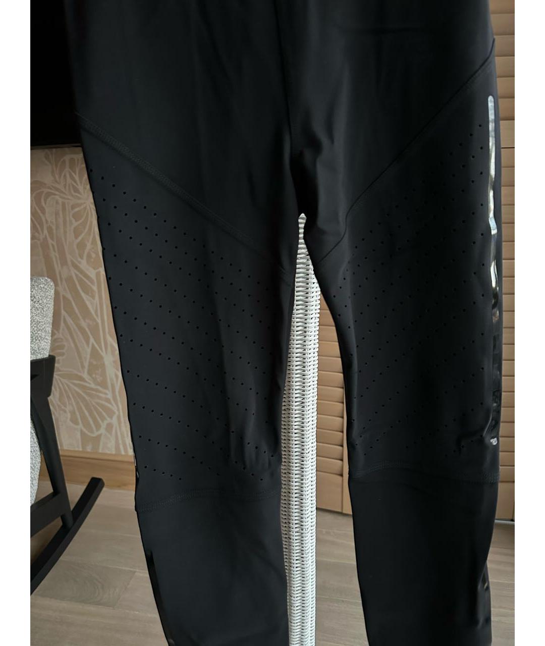 MONCLER Черные полиамидовые спортивные брюки и шорты, фото 4
