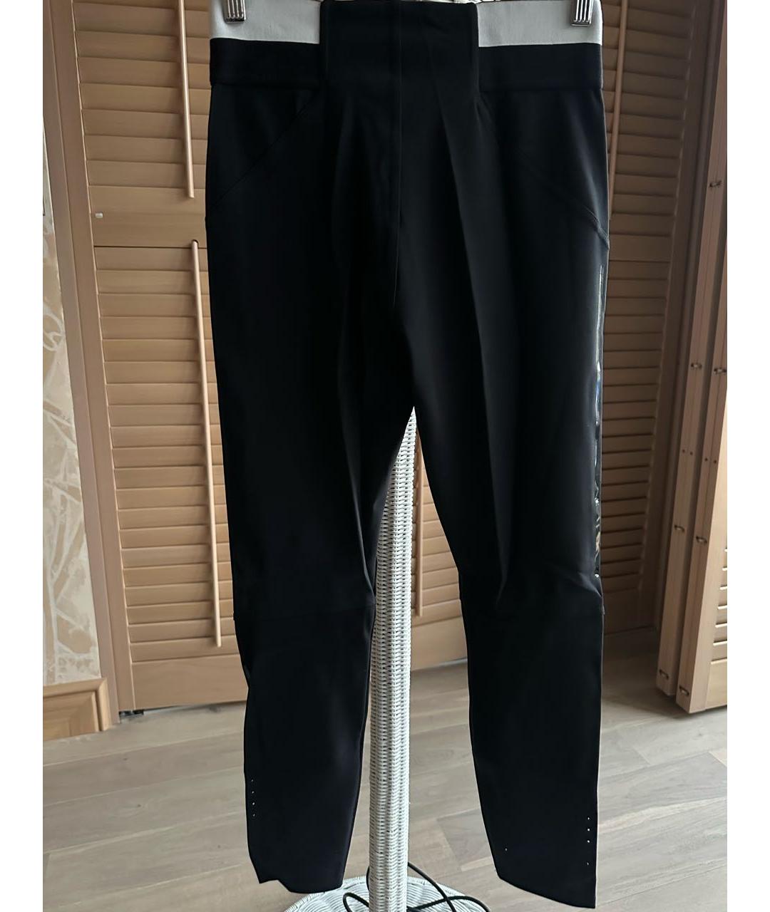 MONCLER Черные полиамидовые спортивные брюки и шорты, фото 2