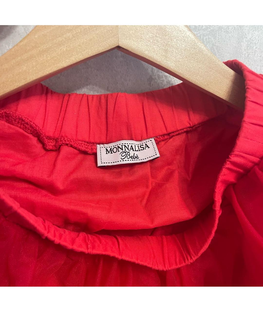 MONNALISA Красная юбка, фото 3