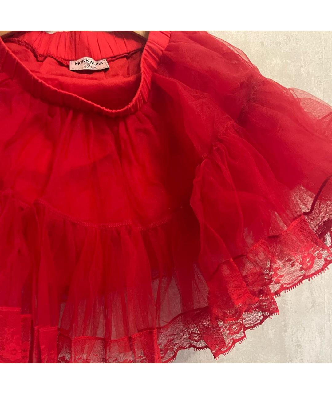 MONNALISA Красная юбка, фото 2
