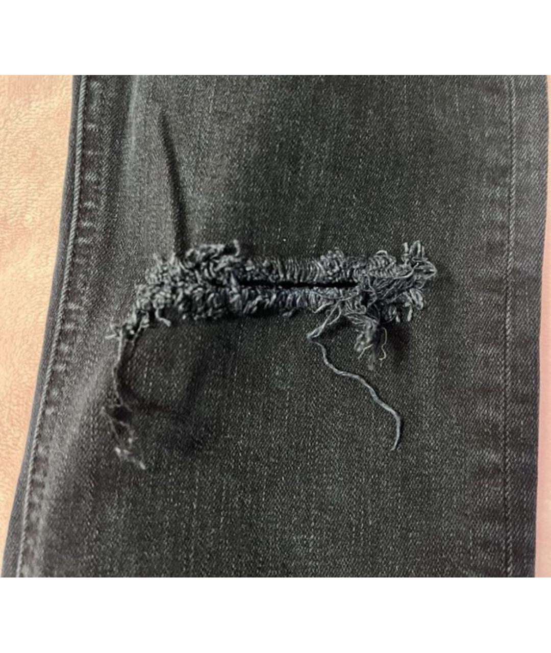 RAG&BONE Антрацитовые хлопковые джинсы слим, фото 3