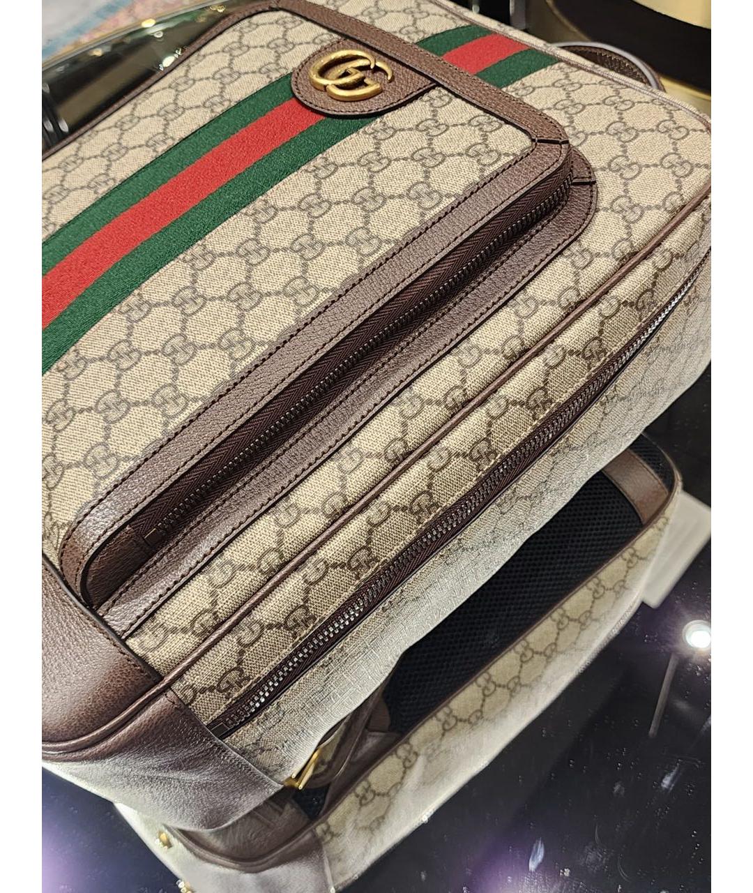 GUCCI Бежевый рюкзак, фото 2