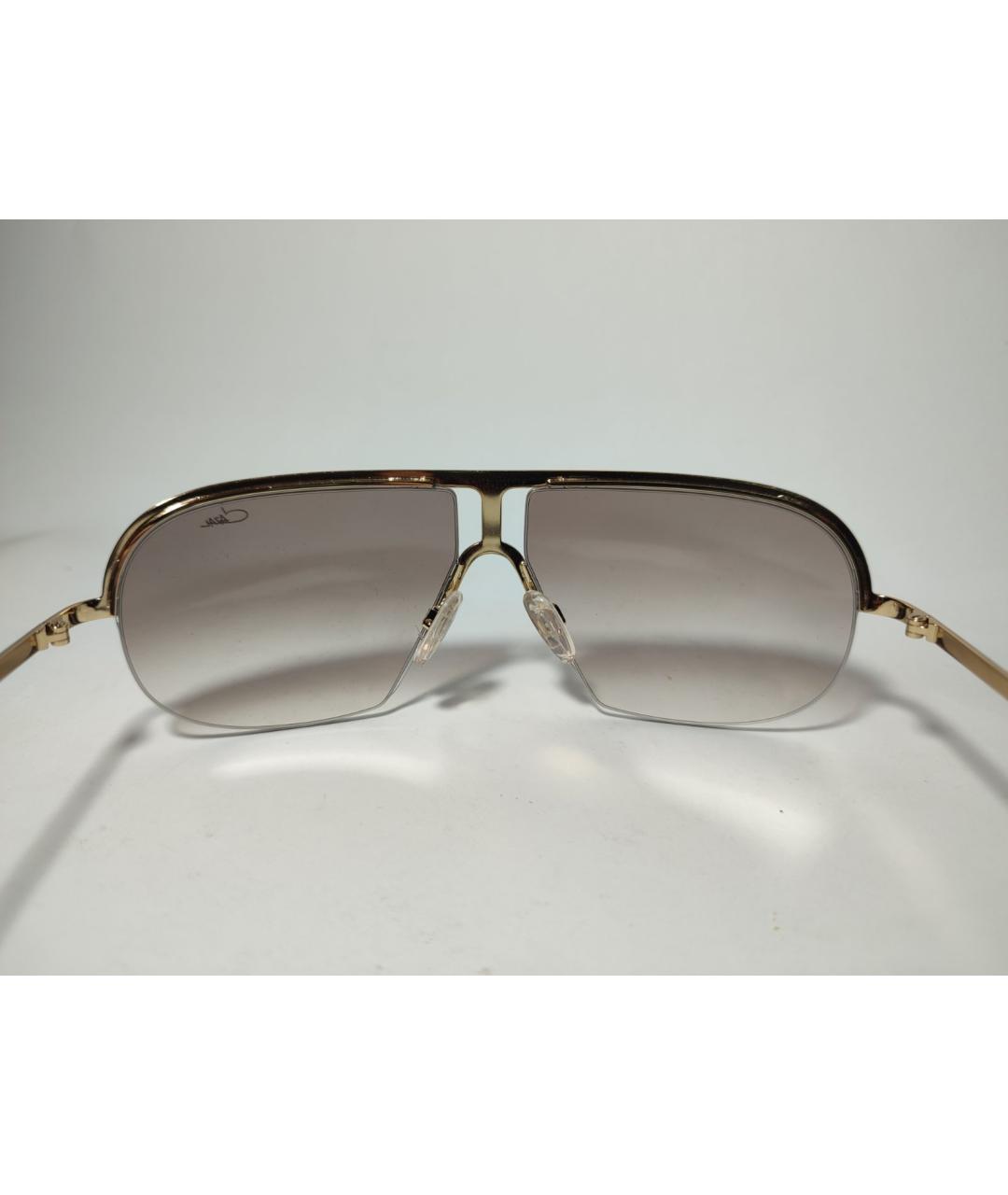 CAZAL Золотые металлические солнцезащитные очки, фото 2