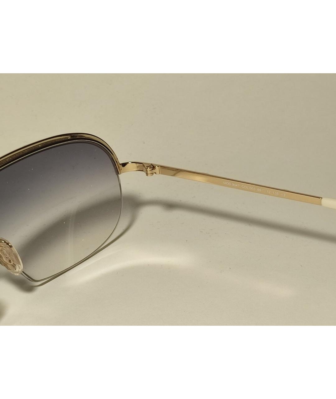 CAZAL Золотые металлические солнцезащитные очки, фото 3