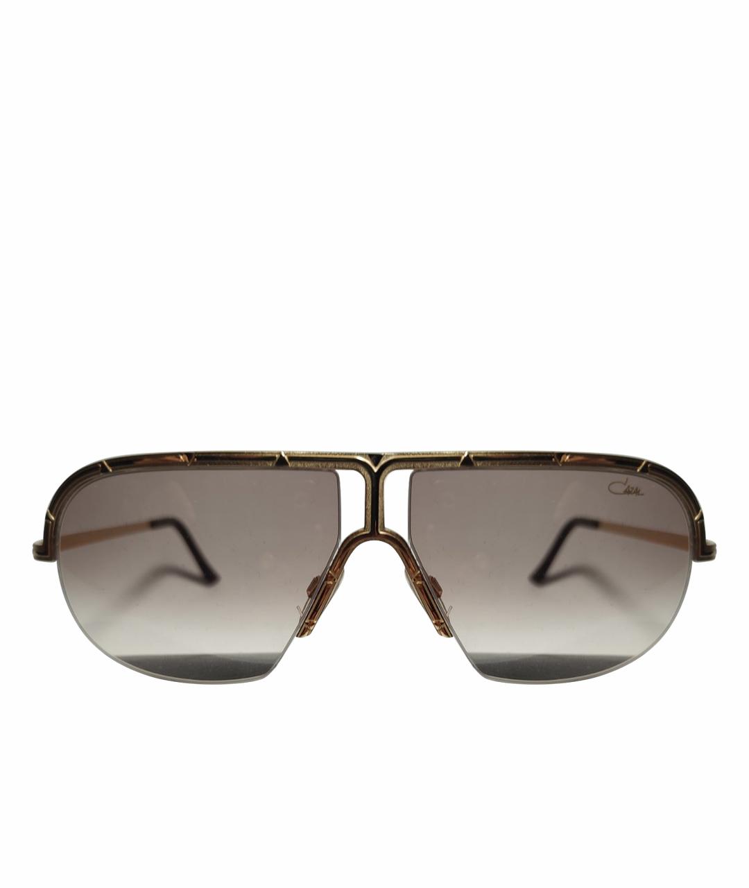 CAZAL Золотые металлические солнцезащитные очки, фото 1