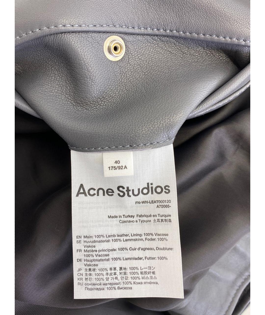 ACNE STUDIOS Серый жакет/пиджак, фото 8