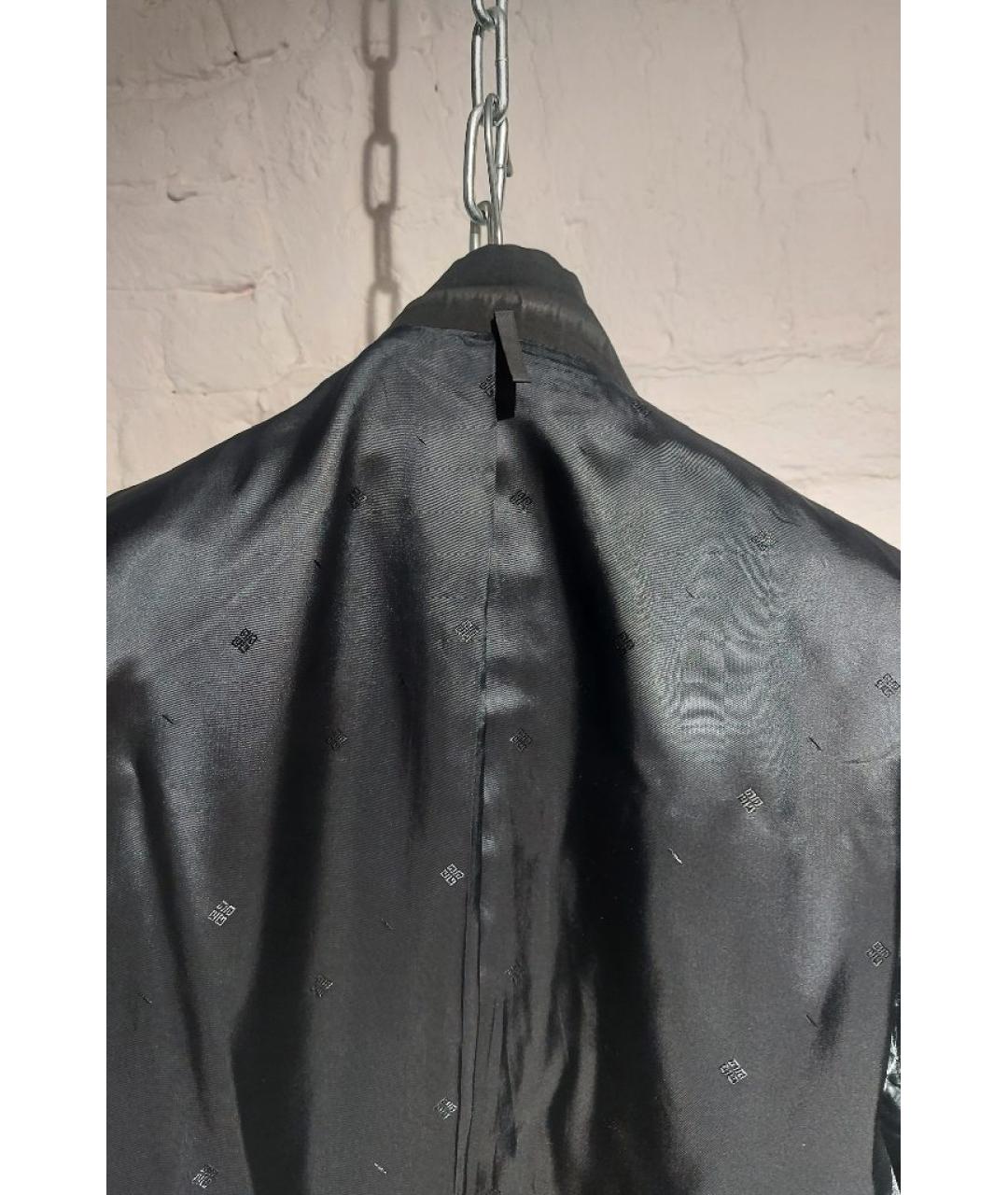 GIVENCHY Черный хлопковый пиджак, фото 3