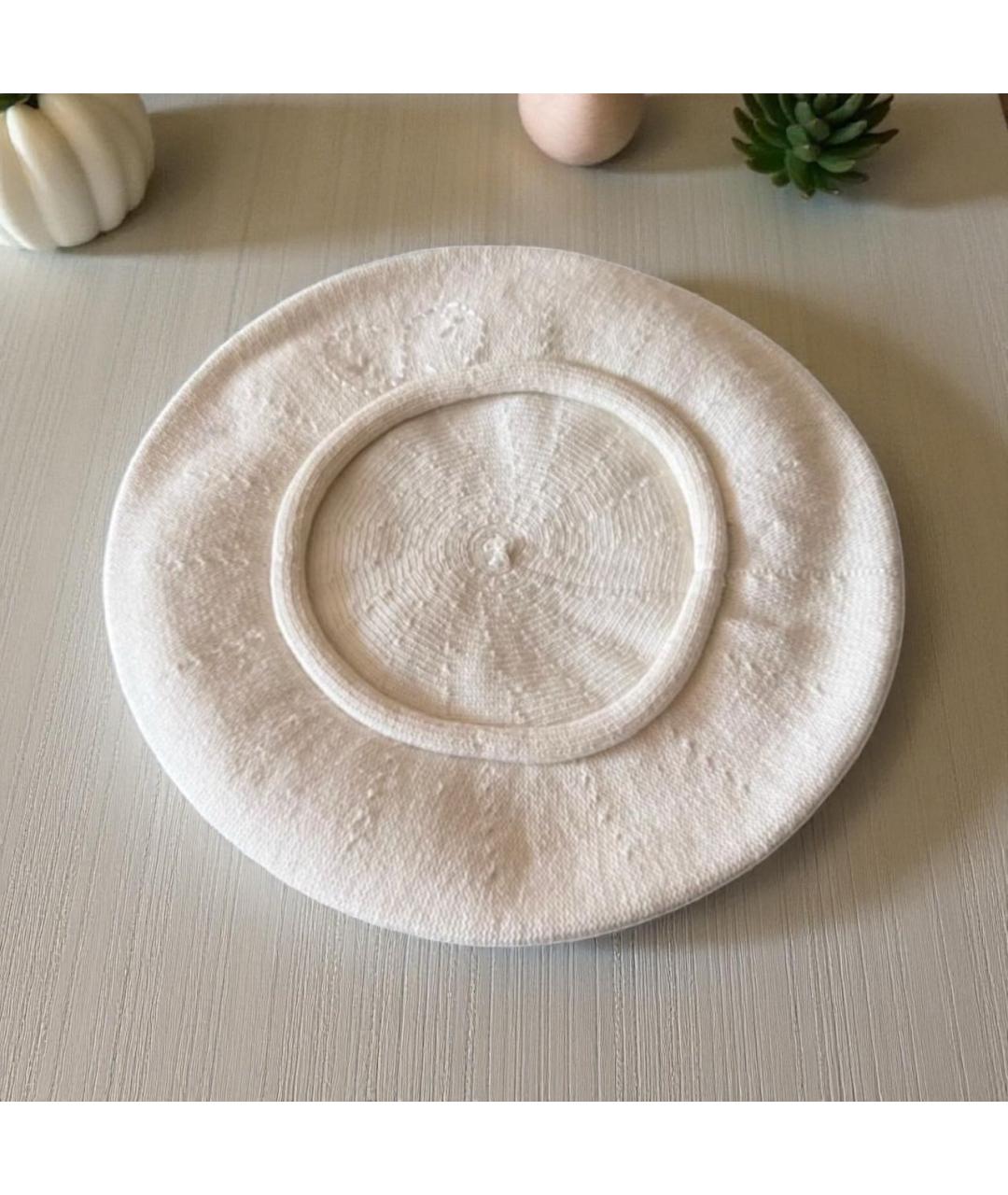 ESCADA Белая хлопковая шапка, фото 2