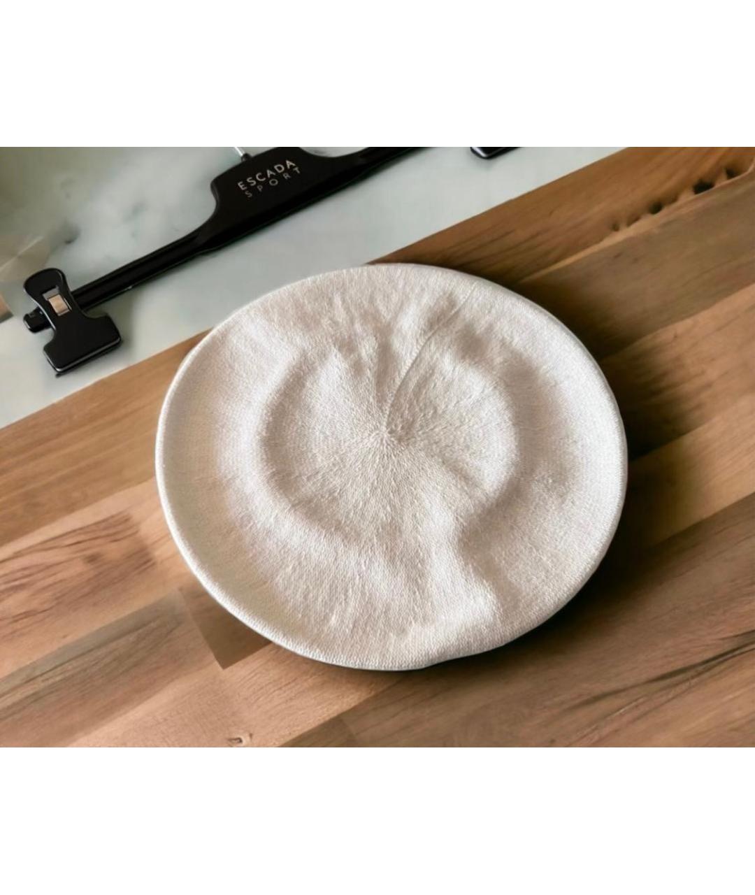 ESCADA Белая хлопковая шапка, фото 3