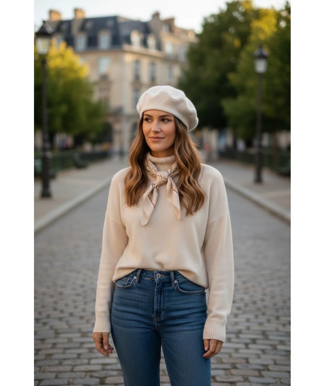 ESCADA Белая хлопковая шапка, фото 8