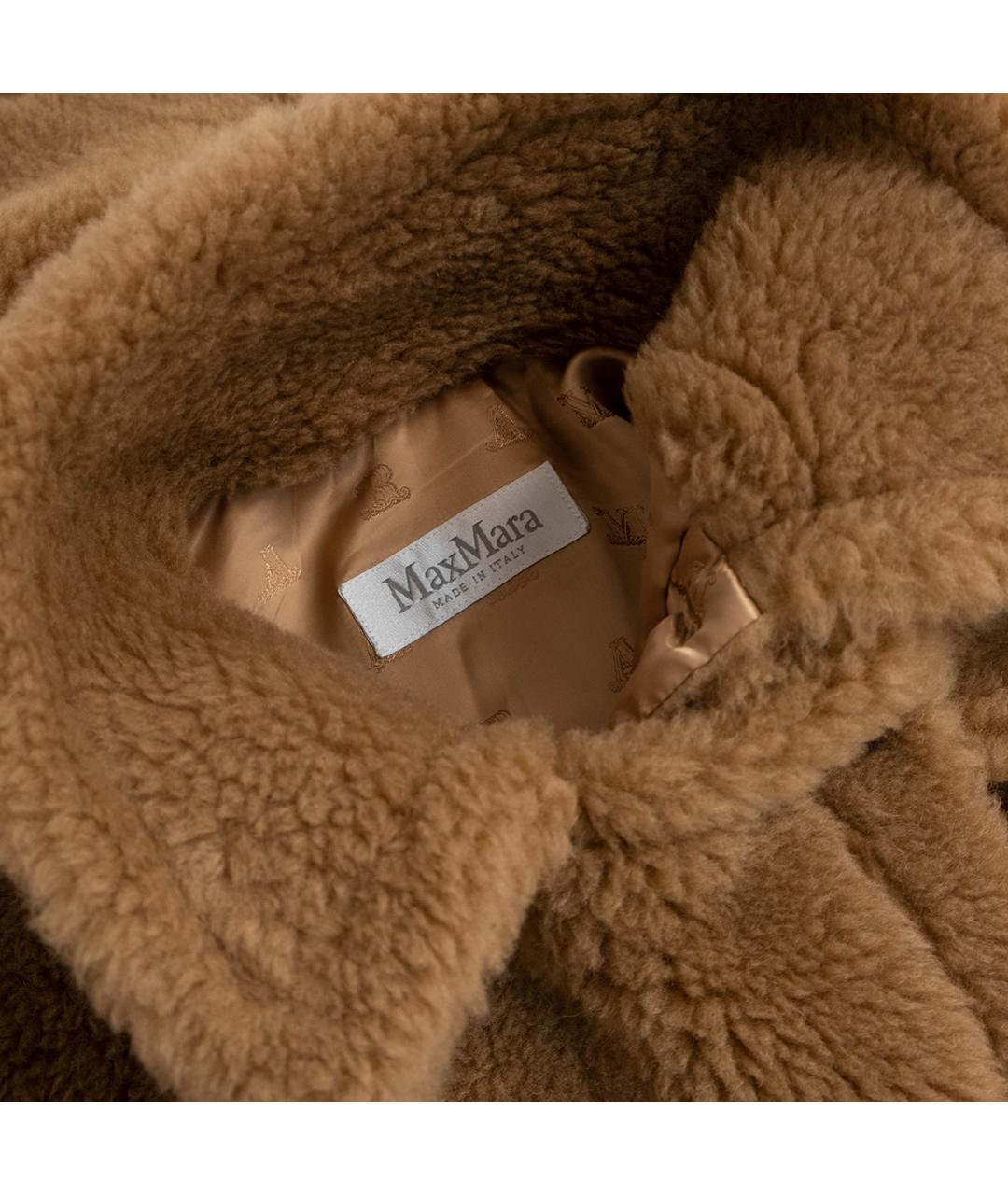 MAX MARA Бежевое шерстяное пальто, фото 3