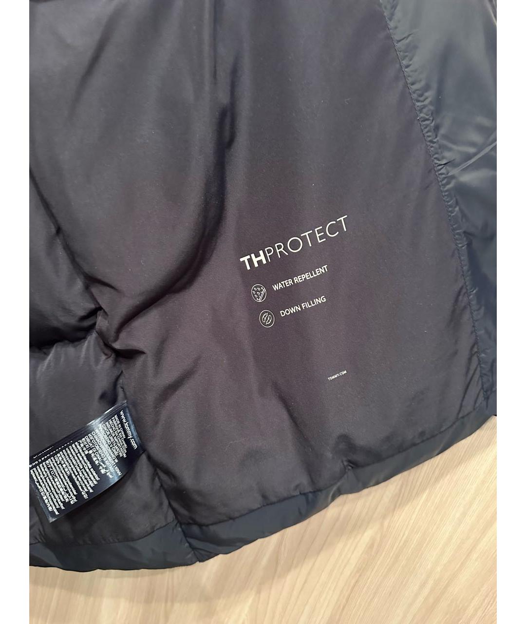 TOMMY HILFIGER Темно-синий пуховик, фото 4