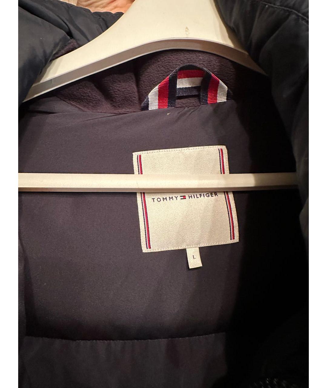 TOMMY HILFIGER Темно-синий пуховик, фото 3