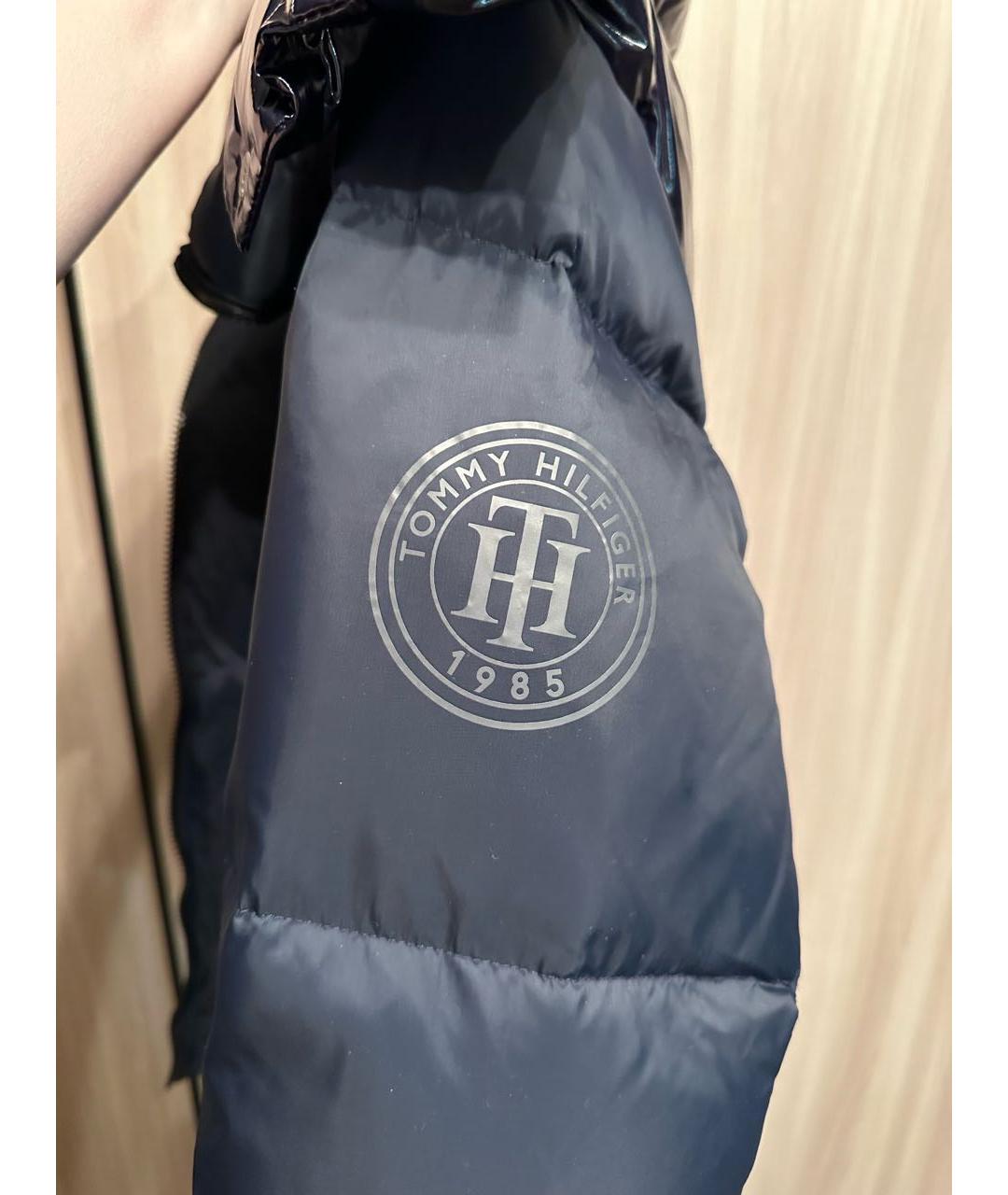 TOMMY HILFIGER Темно-синий пуховик, фото 5