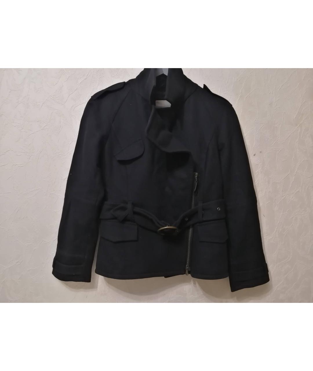 COSTUME NATIONAL Черная шерстяная куртка, фото 4