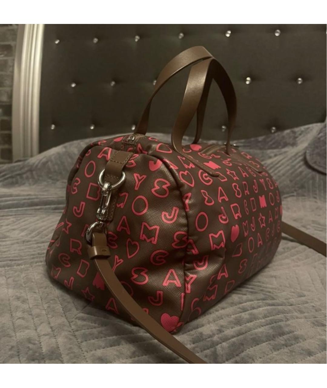 MARC BY MARC JACOBS Коричневая сумка с короткими ручками из искусственной кожи, фото 2