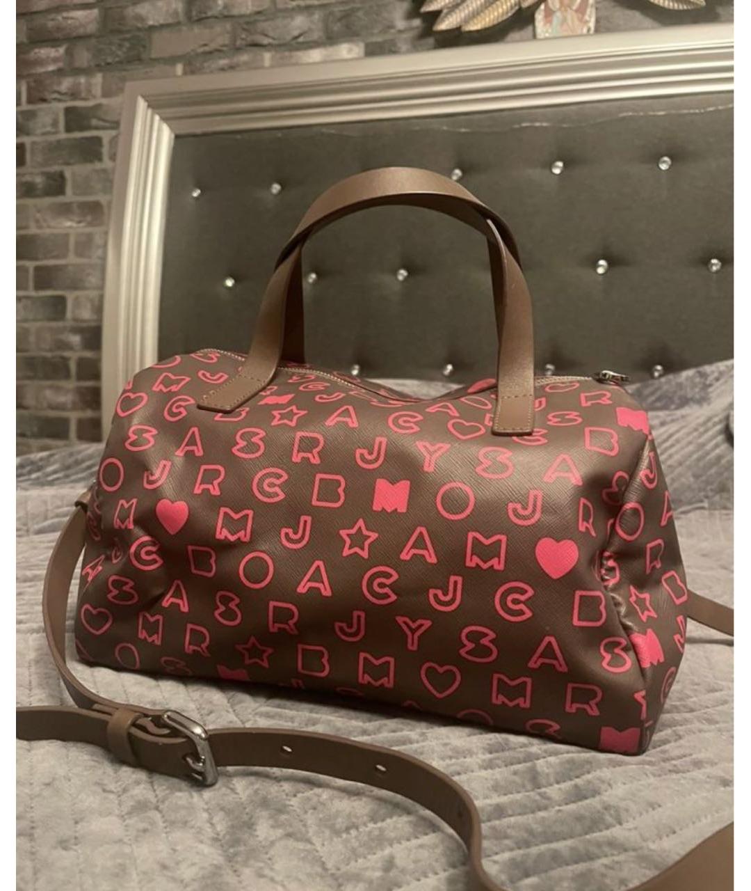 MARC BY MARC JACOBS Коричневая сумка с короткими ручками из искусственной кожи, фото 9