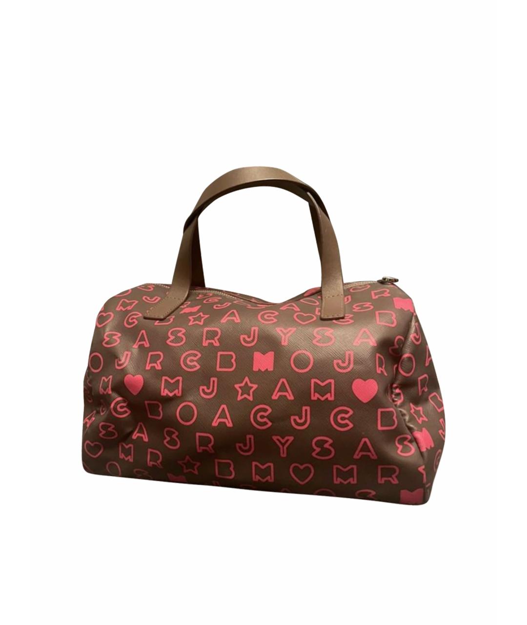 MARC BY MARC JACOBS Коричневая сумка с короткими ручками из искусственной кожи, фото 1