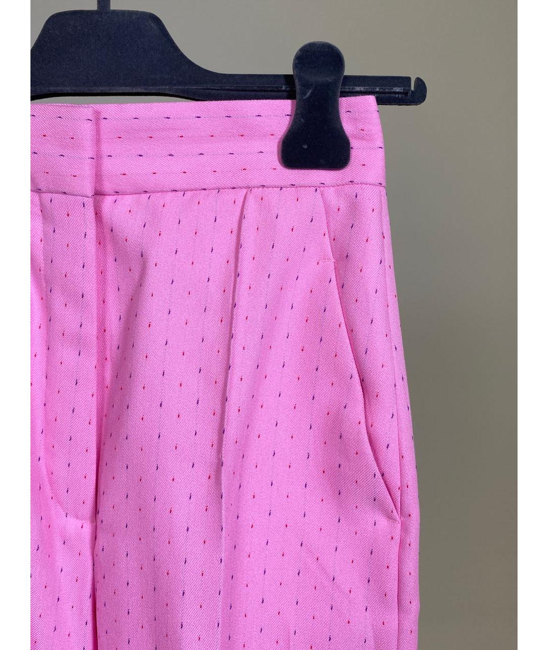 SANDRO Розовый хлопковый костюм с брюками, фото 7
