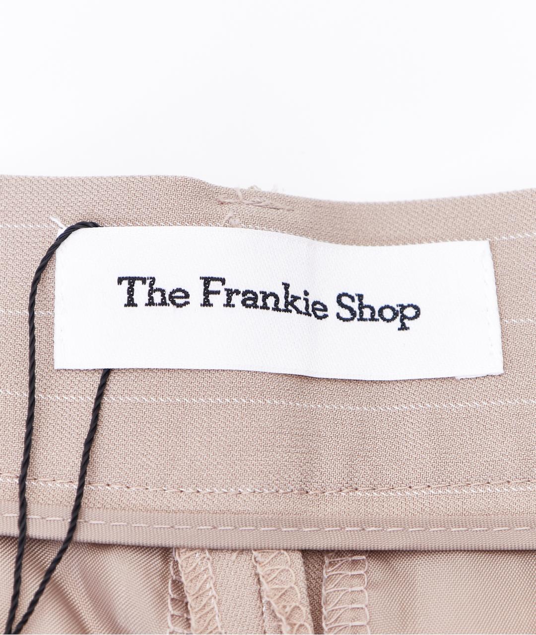 THE FRANKIE SHOP Бежевые классические брюки, фото 5