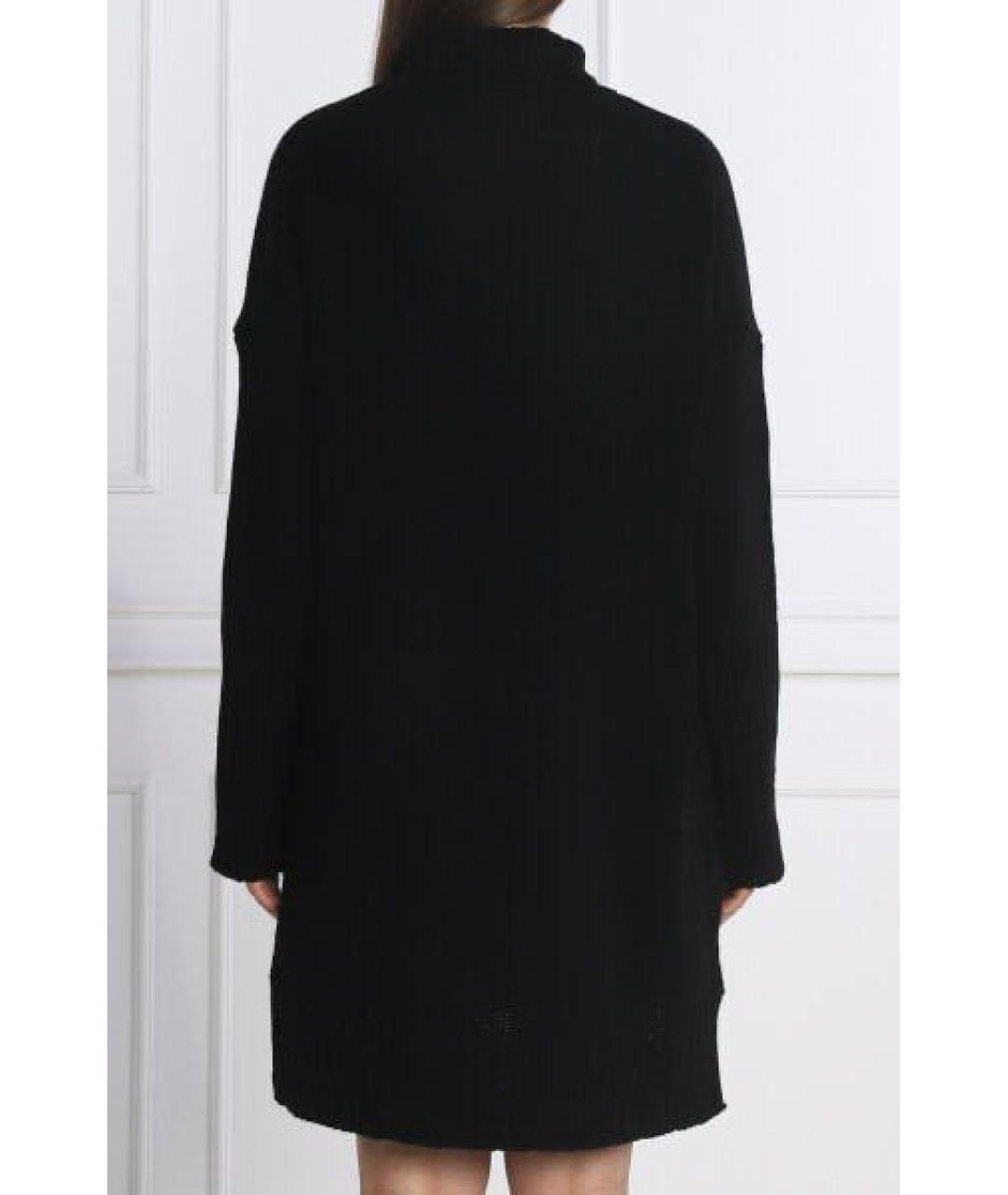 ZADIG & VOLTAIRE Черное шерстяное повседневное платье, фото 5
