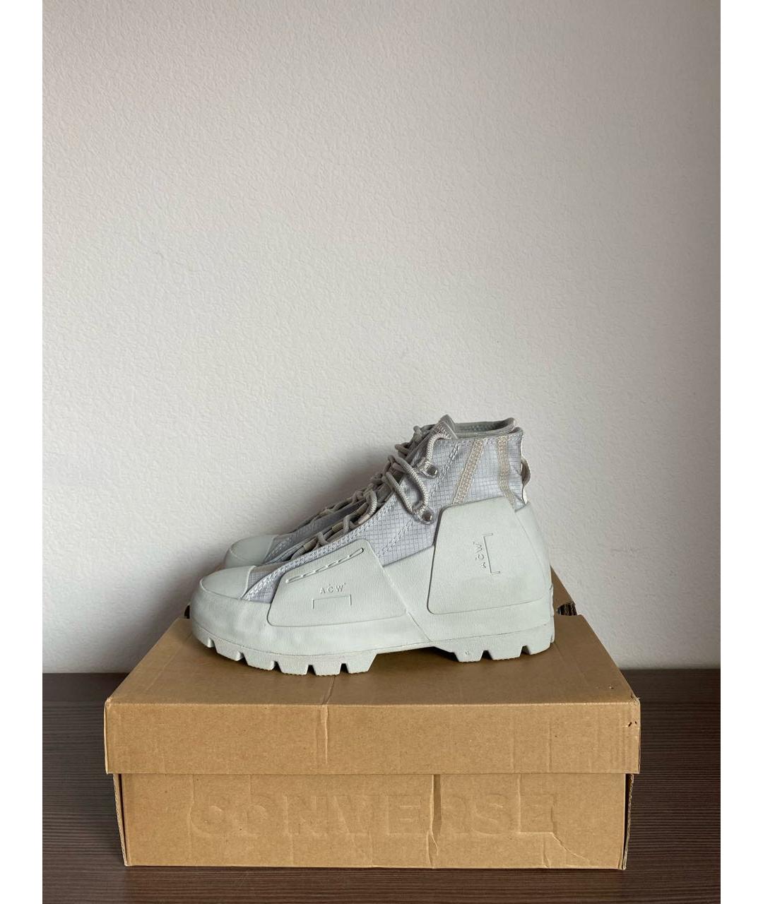 CONVERSE Серые текстильные кроссовки, фото 3