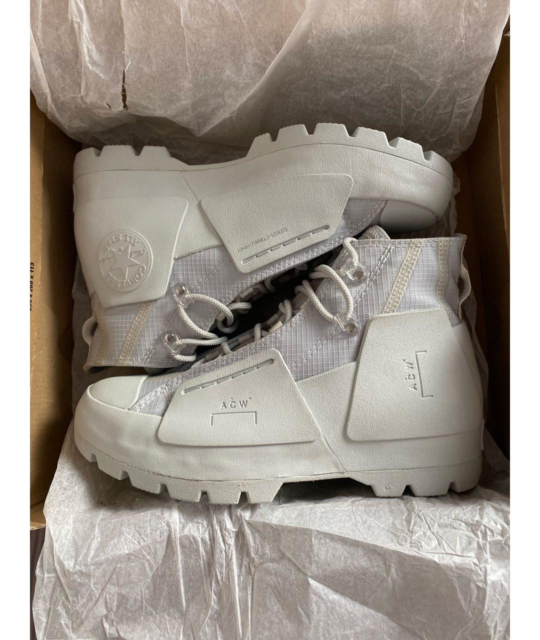 CONVERSE Серые текстильные кроссовки, фото 2