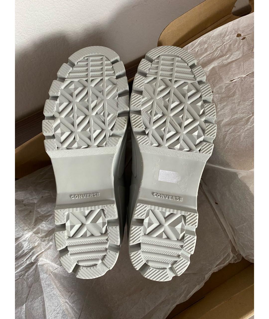 CONVERSE Серые текстильные кроссовки, фото 6