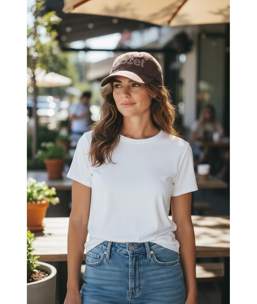 ESCADA Коричневая хлопковая кепка, фото 5