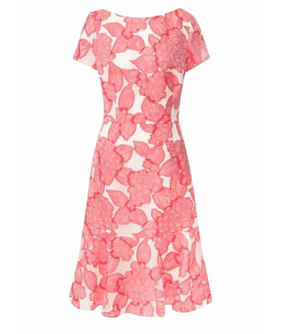 ESCADA Розовое шелковое платье, фото 1