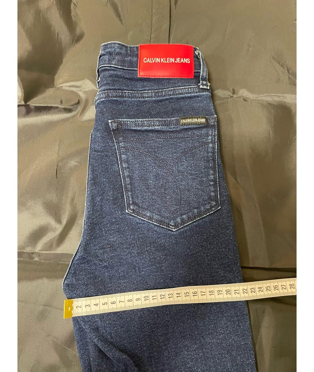 CALVIN KLEIN JEANS Синие джинсы слим, фото 6