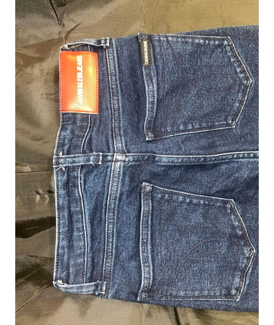 CALVIN KLEIN JEANS Синие джинсы слим, фото 3