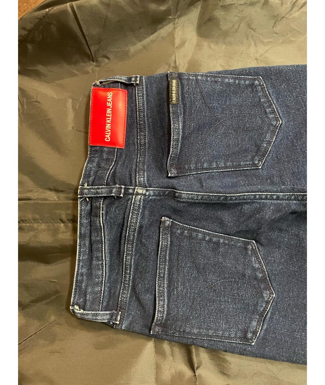 CALVIN KLEIN JEANS Синие джинсы слим, фото 4