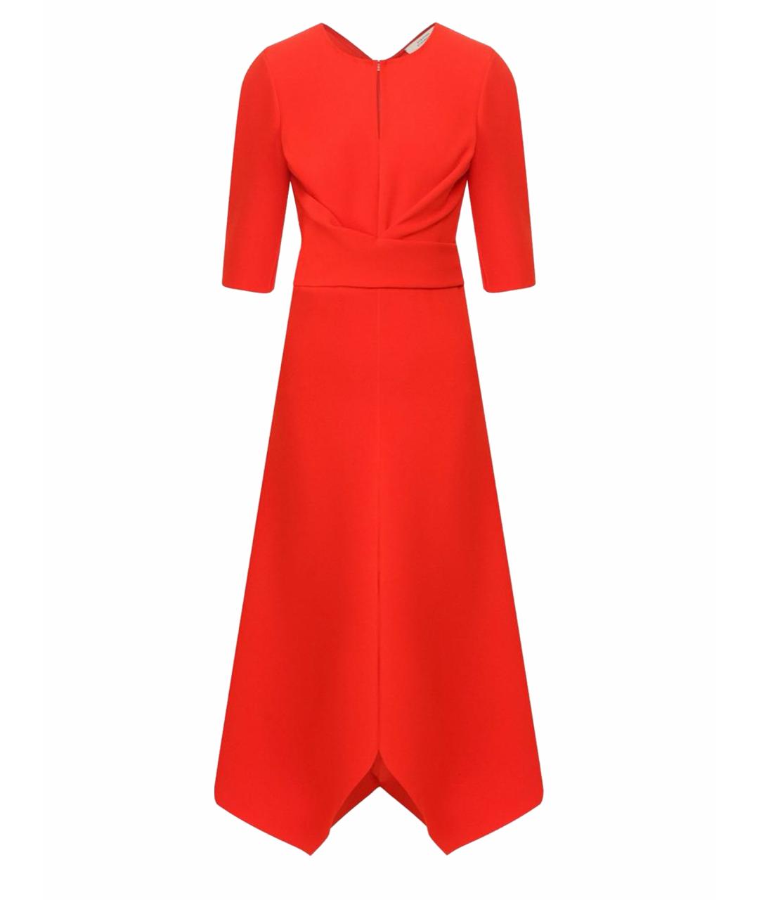 DOROTHEE SCHUMACHER Красное вискозное коктейльное платье, фото 1