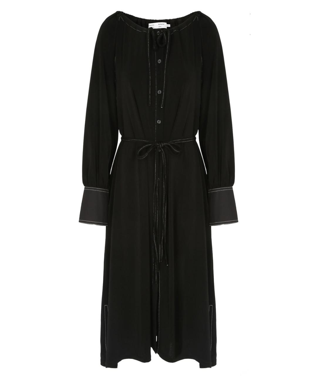 PROENZA SCHOULER Черное полиэстеровое повседневное платье, фото 1