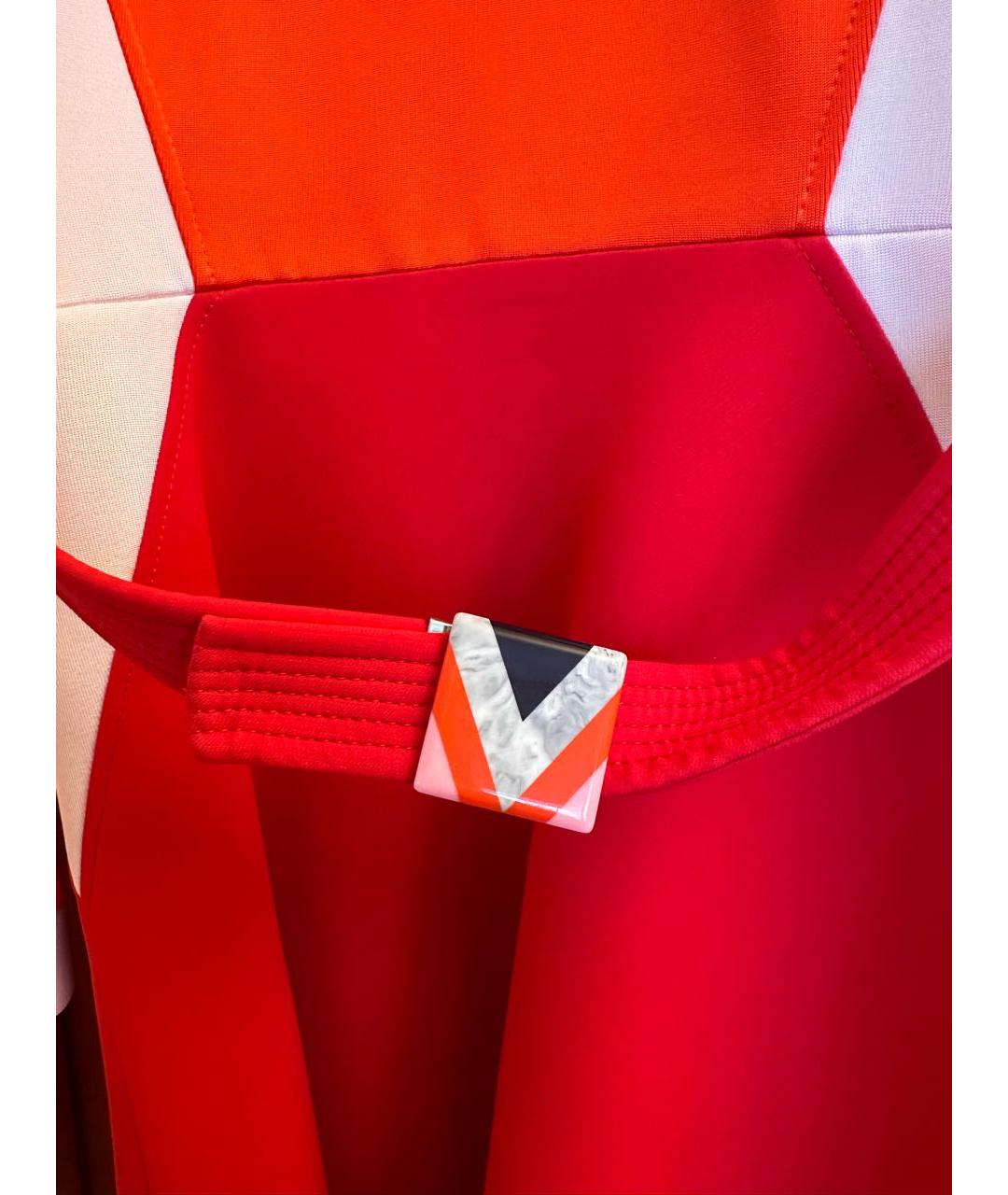 LOUIS VUITTON PRE-OWNED Красное повседневное платье, фото 3